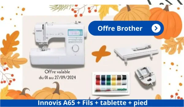 Machine à coudre électronique-Brother Innov-is A65- promo