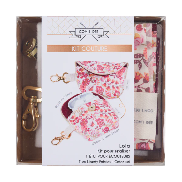 Kit étui écouteurs Lola - Com'1 Idée