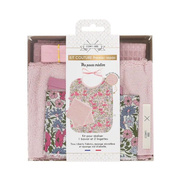 Kit bavoir premier repas bébé Com'1 Idée