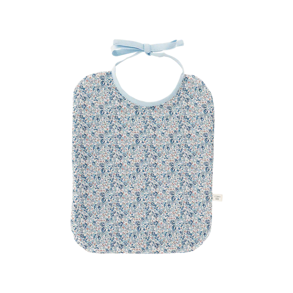 Kit bavoir premier repas bébé bleu Com'1 Idée