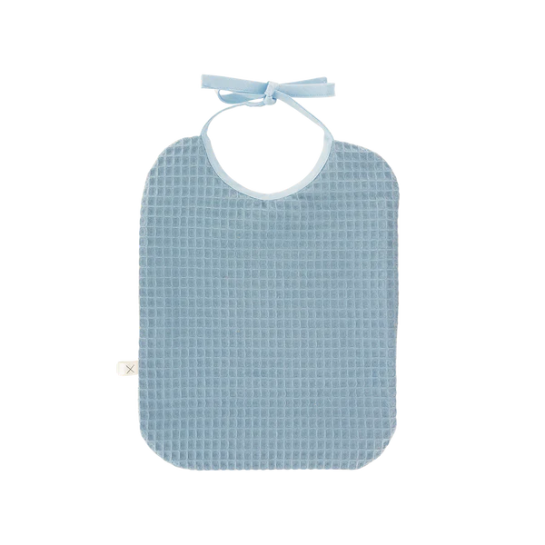 Kit bavoir premier repas bébé bleu Com'1 Idée